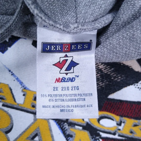 Vintage Early 2Ks Barack Obama Hoodie Sweatshirt 2X - Picture 4 of 6